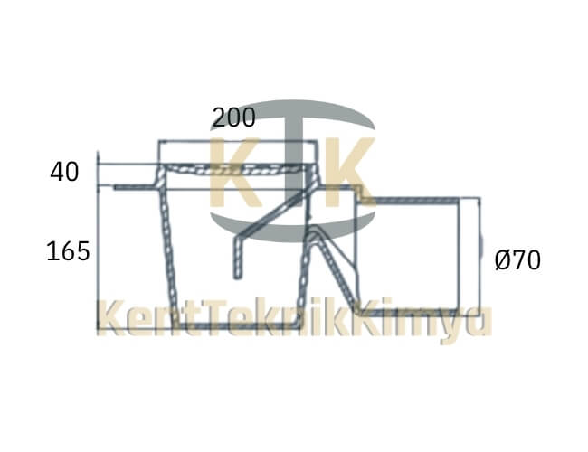 Kompozit Süzgeç 205x250 mm - Kent Teknik Kimya